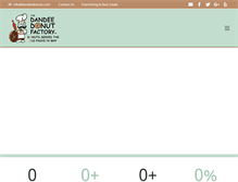 Tablet Screenshot of dandeedonuts.com